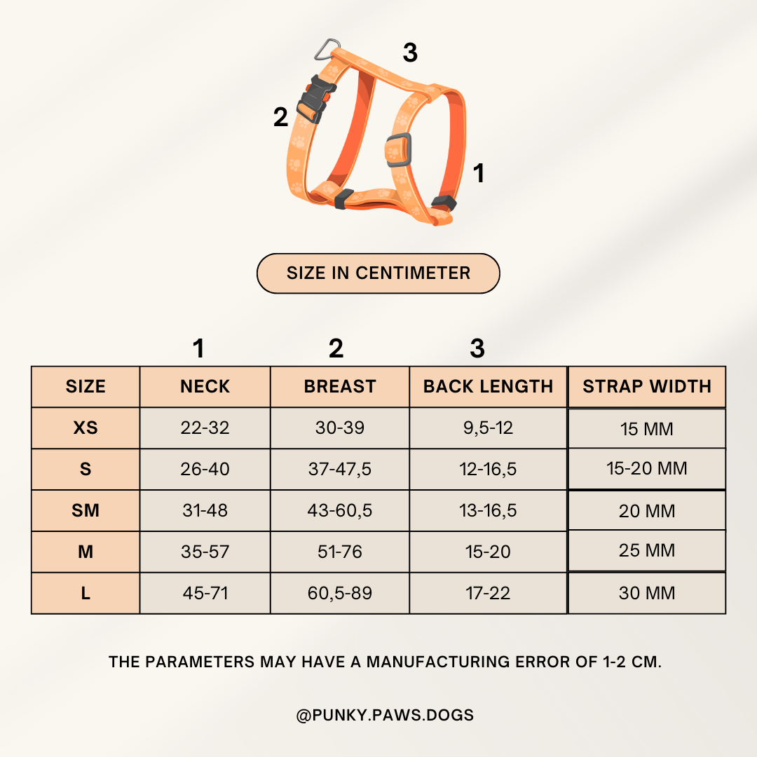 Harness - White leopard