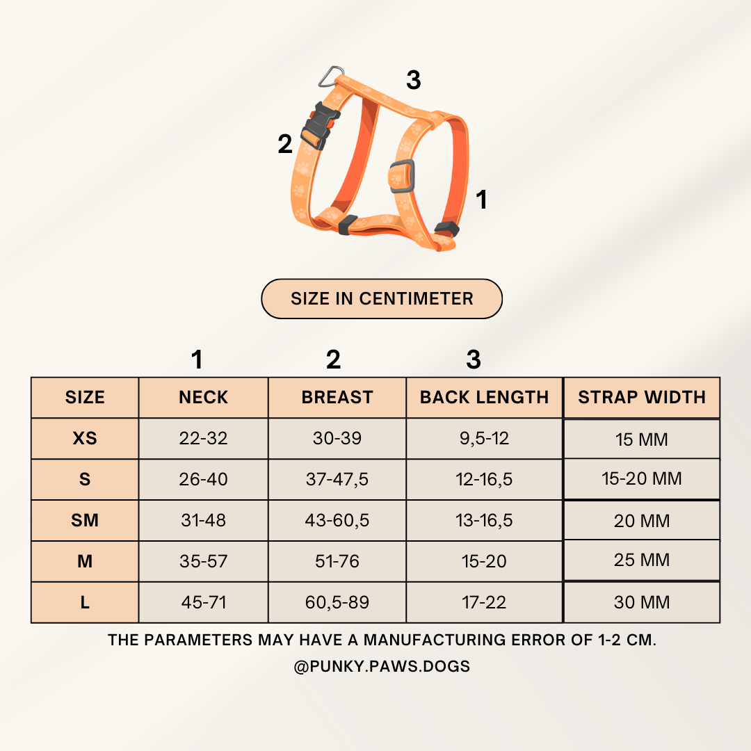 Harness - Leopard, M size