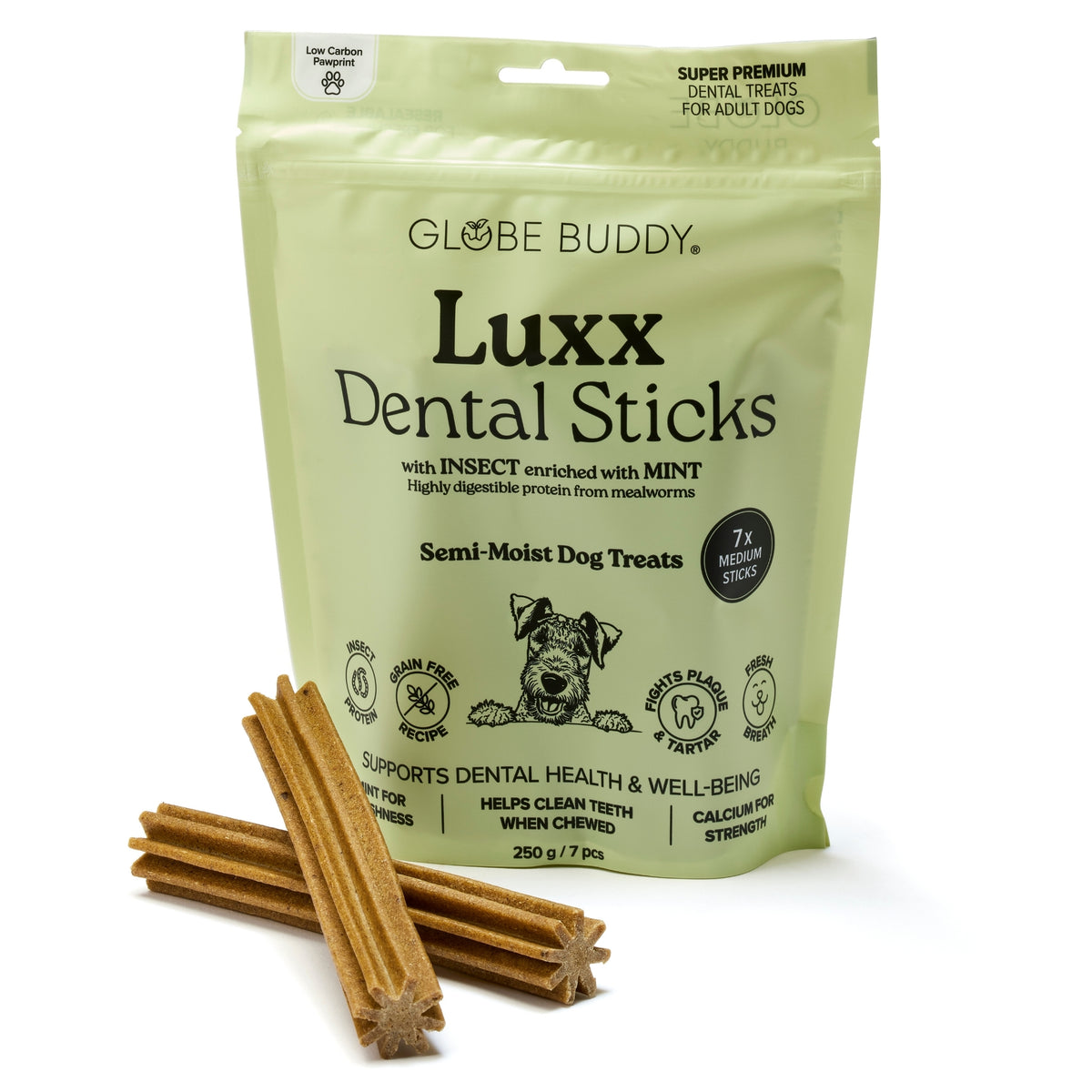 Luxx Dental Sticks — Insektu proteīns un piparmētras