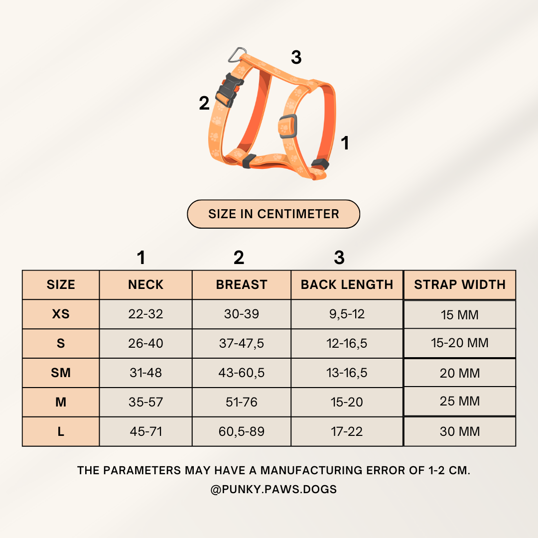 Harness - Glitter & leaves