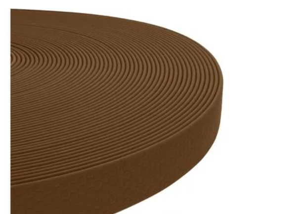 Leash - Brown, 1 cm/1.6 cm wide