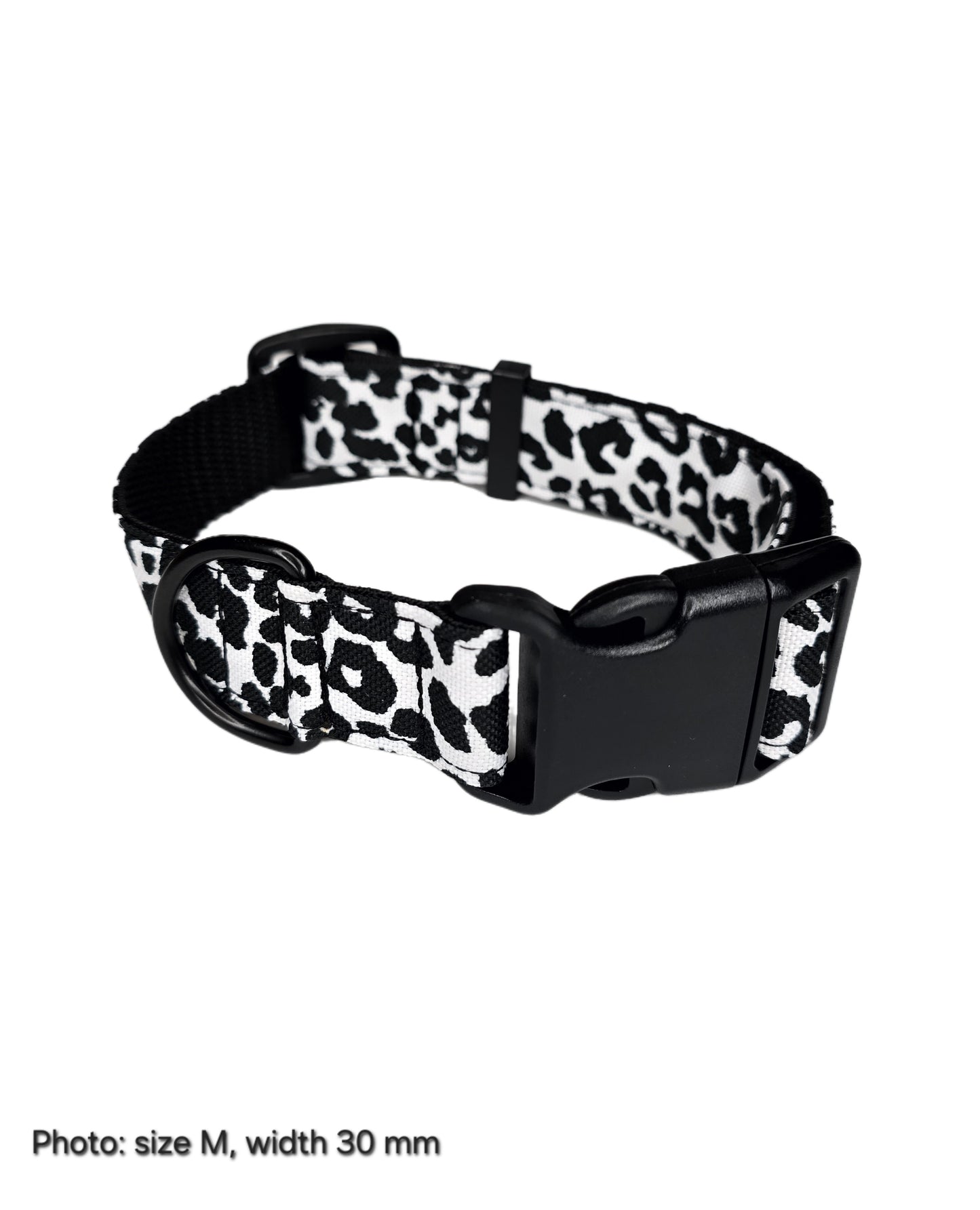 Dog Collar - White Leopard