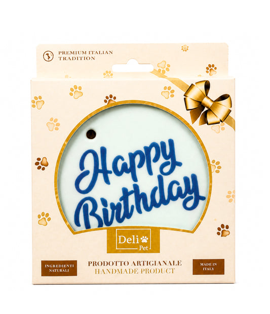 Zila apaļa torte