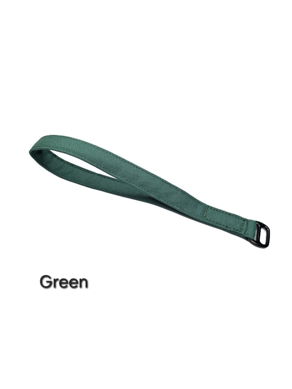 Leash 1.5 cm - Black with a single-color handle of your choice