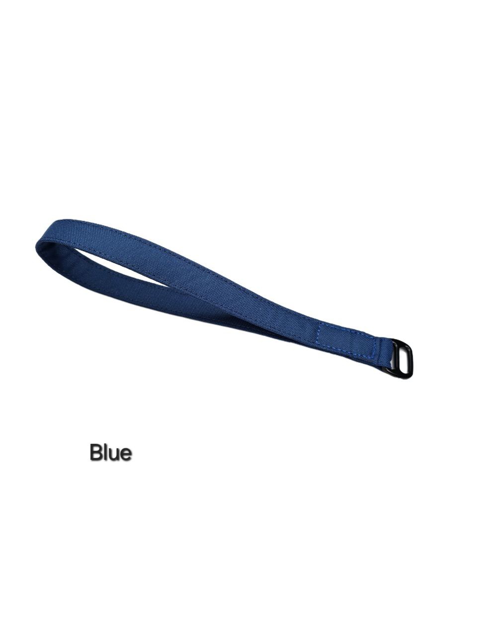 Leash 1.5 cm - Black with a single-color handle of your choice