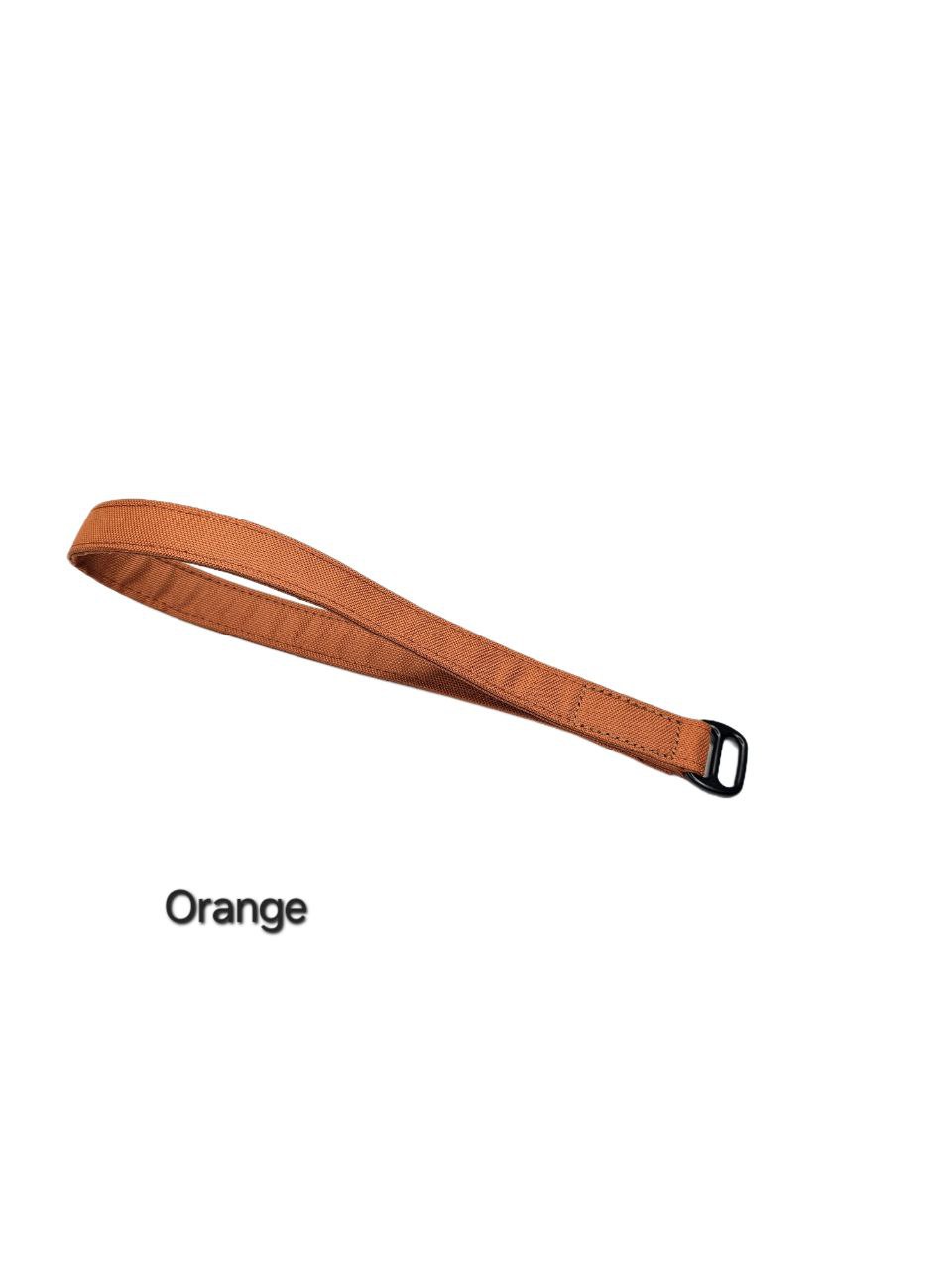 Leash 1.5 cm - Black with a single-color handle of your choice