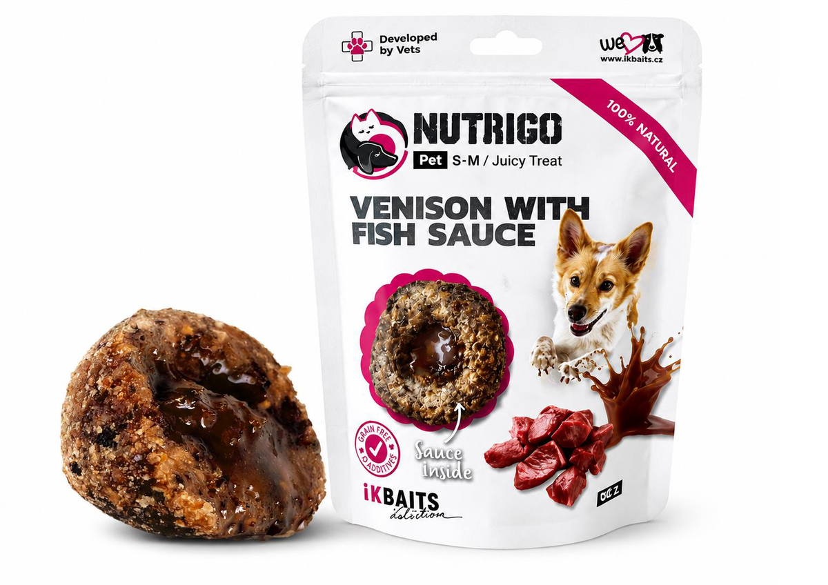 LK Baits Pet Nutrigo - Venison meat with Fish Sauce